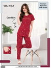 Summer Special Cord Set Vol 93 A Hosiery Cotton Night Suits
